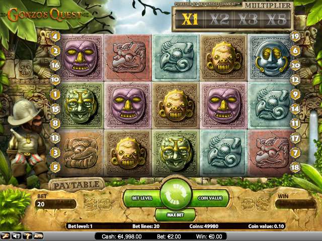 online spielautomaten Gonzo’s Quest, NetEnt