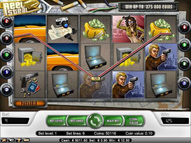 online spielautomaten Reel Steal, NetEnt