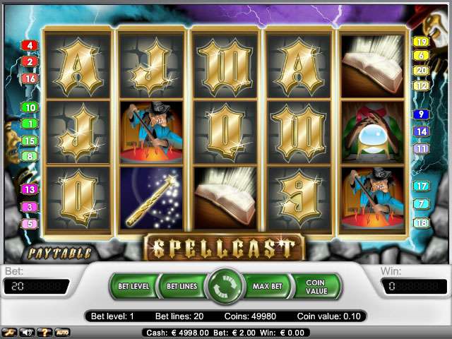 online spielautomaten Spellcast, NetEnt