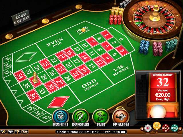 NetEnt French Roulette Pro Automatenherz screenshot