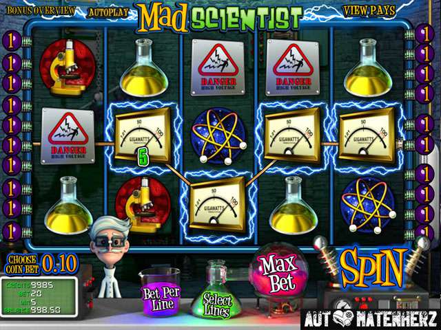 Mad Scientist automaten herz spielautomaten ss