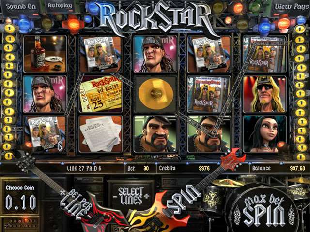 RockStar Automaten Herz Spielautomaten SS Betsoft