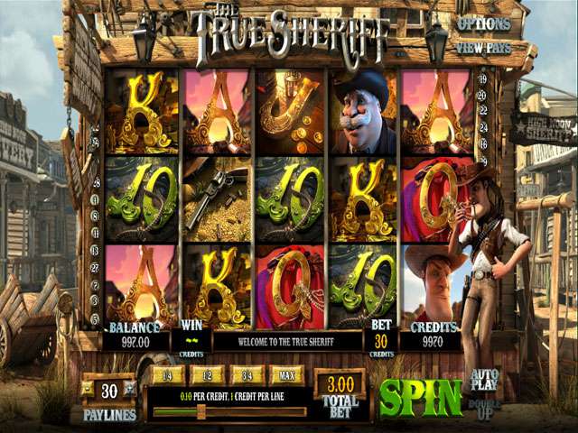 The True Sheriff Automaten Herz Spielautomaten SS Betsoft