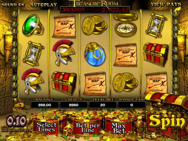 Treasure Room Automaten Herz Spielautomaten SS Betsoft