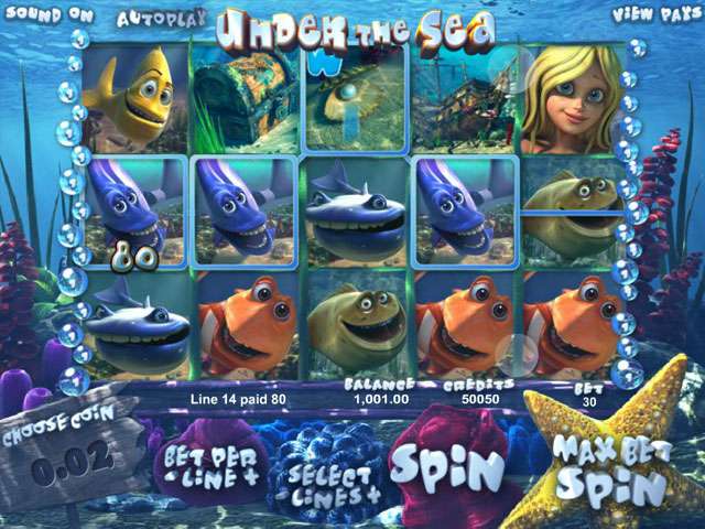 Under the Sea Automaten Herz Spielautomaten SS Betsoft