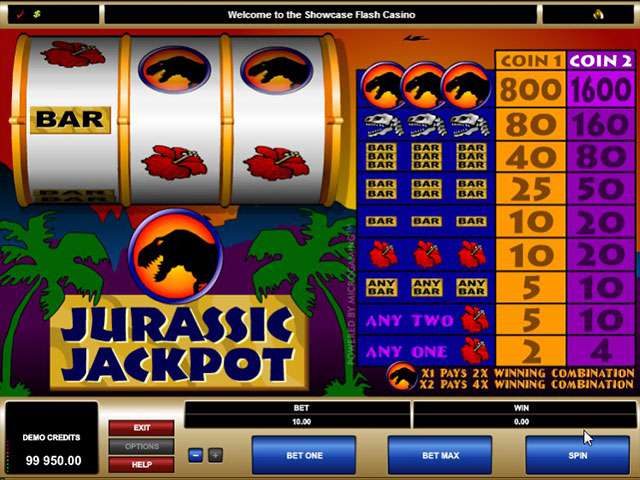 Jurassic Jackpot Automaten Herz Spielautomaten SS Microgaming