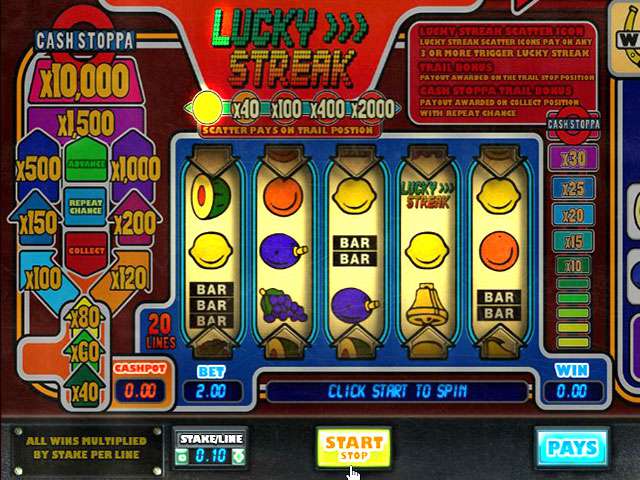 Lucky Streak Automaten Herz Spielautomaten SS Microgaming