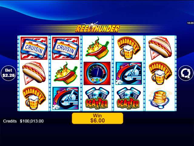 Reel Thunder Automaten Herz Spielautomaten SS Microgaming